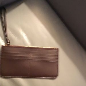 Large Wristlet in Signature Canvas